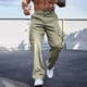 thumbnail image 4 of Ceisia Men's Spring Summer Workwear Pants - Solid Gift Color Casual Multi-Pocket Button Waist Straight-Leg Outdoor Trousers, 4 of 6