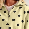 thumbnail image 7 of yillto Sweatshirt for Women Quarter Zipper Pullover Oversized Baggy Fall Casual Sweatshirts Tops, 7 of 7