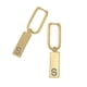 thumbnail image 3 of Pendientes colgantes shaofei con nombre y letra inicial del alfabeto Color dorado Cobre, 3 of 3