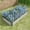 Silver, variant on MAYEERTY 7.6x3.7ft Outdoor Metal Raised Bed Garden Kit: Flower Planters, Vegetables & Herbs, Green