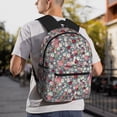 thumbnail image 2 of Wukai Daisies Flowers Versatile Backpack:Spacious,Organized,Comfortable,Ideal for Travel and Everyday Use with Multiple Pockets and Padded Straps, 2 of 8