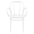 thumbnail image 4 of Compamia Victor TG Fauteuil d'Extérieur en Résine Blanc, 4 of 7