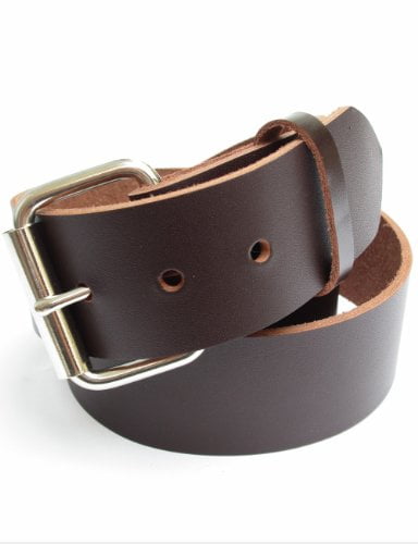 Men's All Brown Solid Belt Size 42-44 Brand New! 