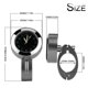 thumbnail image 5 of Riwesomey Reloj con barra para manillar de motocicleta, resistente al agua, almohadilla antideslizante Universal, reloj de motociclismo alimentado por Accesorios para motos Negro, 5 of 6