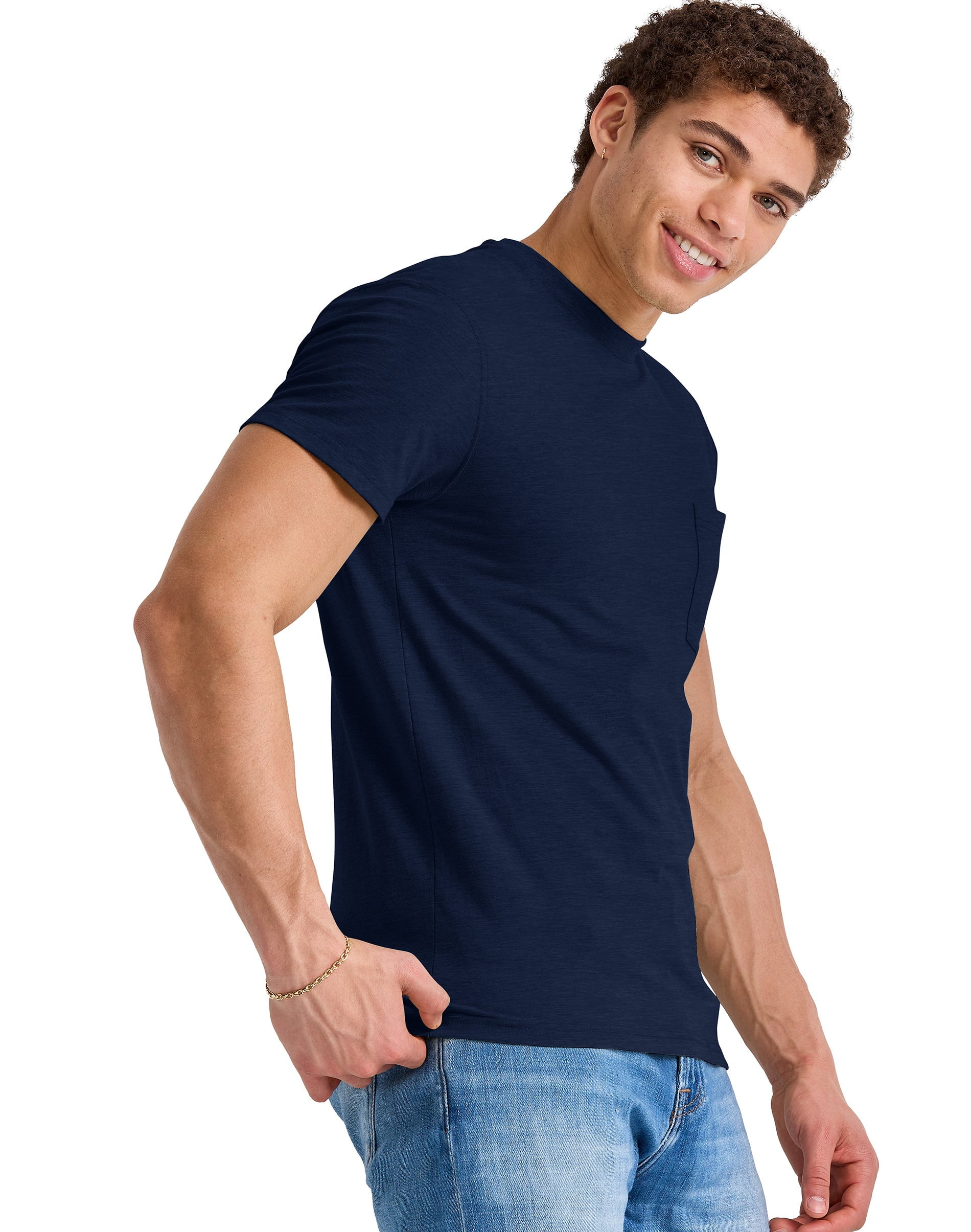Hanes Originals Men's Tri-Blend Pocket Tee, Sizes S-3XL