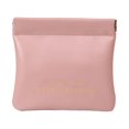 thumbnail image 1 of CNKOO Lipstick Bag Automatic Closing Water Resistant Solid Color Dustproof Elastic Sheet Faux Leather Mini Earphone Jewelry Organizer for Daily Use, 1 of 9