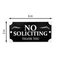 thumbnail image 3 of (2 pack) Hy-Ko No Soliciting House Plaque PLQ-001, 3 of 17