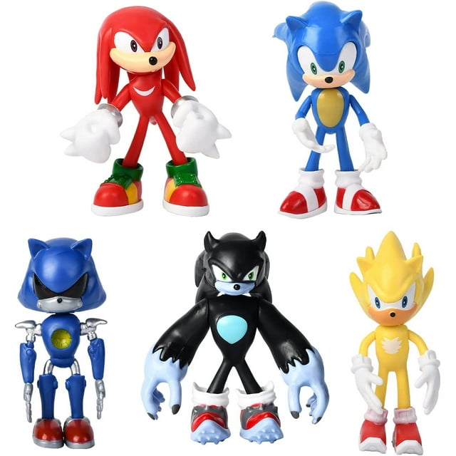 Figuras de acción COMGAS Sonic paquete de 6 unidades 6 cm para niños mayores de 3 años