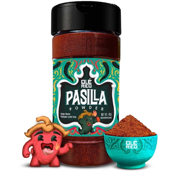 Ole Rico Pasilla Chile Powder Shaker, 4 oz
