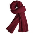 thumbnail image 1 of Warm Autumn and Winter Scarf,Men's Pure Color Knitting Scarves, 1 of 7
