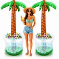thumbnail image 1 of Conservador inflable Playbees de palmera, 2 unidades, 152 cm, 1 of 8
