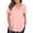 Pink #05, variant on TQWQT Womens Plus Size Tops 4x-5x Summer Short Sleeve Tees Basic Plain T-Shirt V Neck Criss Cross Tunic Loose Fit Casual Tunic Tops Army Green L