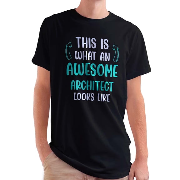 Awesome Architect Looks Like T-Shirt Men -Smartprints Designs, Male 5X-Large
