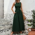 thumbnail image 5 of CIENVNSTG Fashion Casual Solid-color Dress Party Dress Spring Summer Dress For Women, 5 of 6