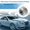 thumbnail image 3 of Unique Bargains 300-857 Alternator Freewheel Clutch Pulley for Hyundai Sonata 2009-2014 L4 for Hyundai Tucson 2010-2013 L4 2.4L Overrunning Alternator Pulley 1 Set, 3 of 6