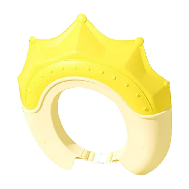 Lipstore Bonnet de Douche pour Bébé, Visière de Bain pour Enfants, Jaune