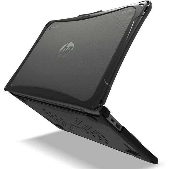 iBenzer Hexpact Case for HP G9 G8 EE Chromebook 11" (2021/2020), Heavy Duty Case for 11" HP G9 G8 EE Chromebook, Protective Cover with Screen Lock for K-12 Students, Black, W-HP-G8-BK