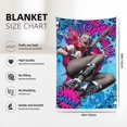 thumbnail image 5 of Harley Quinn Soft Blanket Fuzzy Fleece Anti-pilling Flannel Throw Blanket Decor Sofa Bed Blanket 40x60in, 5 of 7