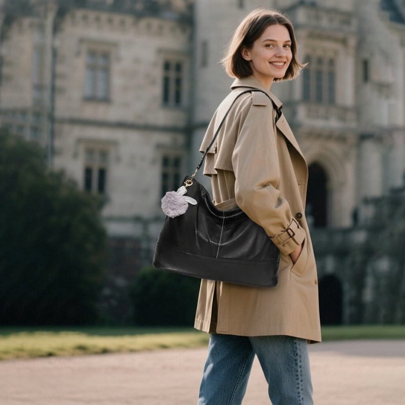 GAEKEAO Tote Bag For Women Genuine Leather Large Women Crossbody Purses And Handbags Ladies Shoulder Handbags