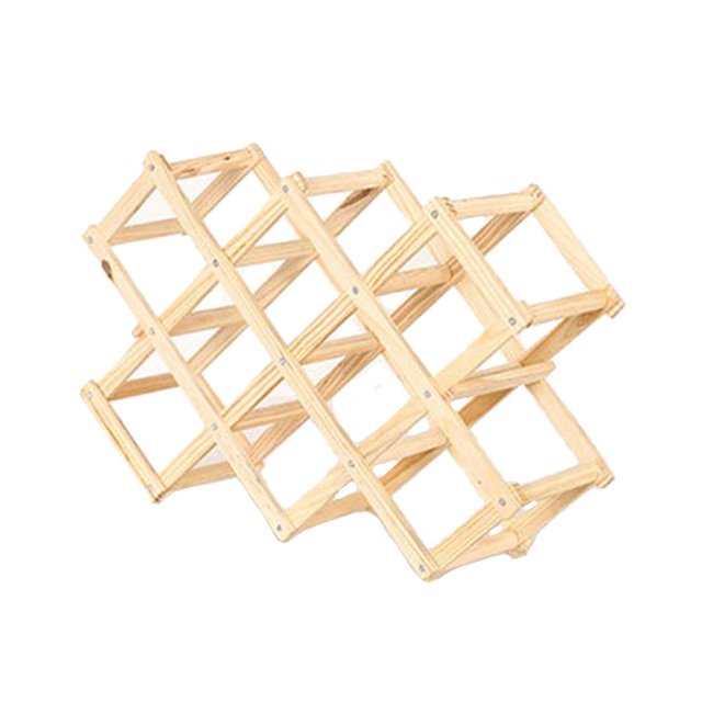 Abbracc Rack for Bottles Standing Stand - Modern Minimalistic Design Holder Storage Hold 10 Bottles