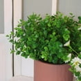 thumbnail image 6 of Artificial Boxwood Plants Outdoor 8 Bundles Faux Flowers Green Bushes Plastic Greenery Stems for Home Garden Farmhouse Patio Front Porch Decor, 6 of 14