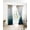 Multi, variant on Blue Beach Gradient Blackout Curtains 45 Inches Long for Bedroom, Boho Sea Waves Ombre Abstract Thermal Insulated Room Darkening Black Out Window Curtain Panels Grommet Drapes for Living Room