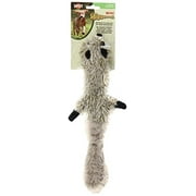 SPOT Skinneeez Stuffing Free Raccoon Plush Dog Toy, 14"