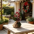 thumbnail image 5 of 2026 Christmas Indoor Home Decor Mini Christmas Artificial Tabletop Plants Ornaments Holiday Decor Xmas Desktop Centerpiece For Home Mantel Shelf, 5 of 5