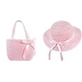 thumbnail image 1 of Happy Fun Easter Girls Hat Purse Set Ribbon Tea party Dress Up Easter PINK, 1 of 2