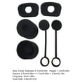 thumbnail image 2 of 6 tapones antiderrames de silicona para vasos de agua (negro), 2 of 4