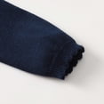 thumbnail image 6 of KyCheLot Kids Girls' Knitted Sweater Bowknot Decoration Crew Neck Long Sleeve Cardigan Trendy Single Button Coats, 6 of 7
