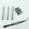 thumbnail image 4 of Crystal Setter Kit Stamping Punches Hand-Stamped Crafts W/ Tweezers Art Tool, 4 of 6