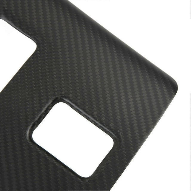 Central Control Gear Shift Panel Frame Carbon Fiber Gear Shift Panel Cover Trim Replacement for Subaru BRZ Glossy
