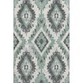 thumbnail image 2 of Addison Rugs Mayfield Premium Machine Washable Transitional Aztec Seafoam Rectangle Rug, 2'6" x 3'10", 2 of 7