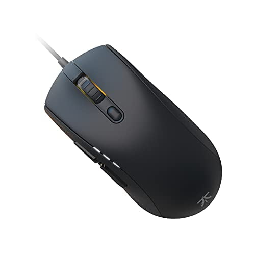 Fnatic Clutch 2 Pro Gaming Esports Mouse (capteur optique Pixart avec 12  000 CPI, 6 boutons, commutateurs de souris mécaniques, rétroéclairage RVB  multicolore, droitier) ? Noir 