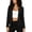 #0462-Black, variant on Women's Long Sleeve Blazer Solid Color Lapel Slim Fit Casual Jacket for Office Daily Wear