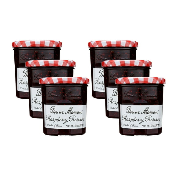 Bonne Maman Raspberry Preserves 13 oz (Pack of 6)