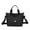 Black, variant on Ranliy Nylon Tote Bag for Women Waterproof Cross Body Handbags Purses with Zipper Pocket Shoulder Bag Ladies Casual Satchel