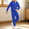 thumbnail image 2 of Kids Fall Clothes Long Sleeve Crewneck Sweatshirt Top Casual Pants Set Infant Winter Outfits, 2 of 5