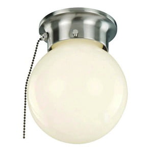 3606P ROB Trans Globe Lighting Idlewyld - One Light Flush Mount with Pull Chain