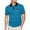 Blue, variant on Men's Short Sleeve Regular Fit Soft Polo Shirt(White,XL)
