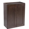 thumbnail image 1 of Design House 620336 21 in. Fully Assembled Kitchen Wall Cabinet Shaker, Espresso, 1 of 1