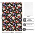 thumbnail image 2 of 2 Pcs Pioneer Flower Floral Print Pattern Kitchen Towels, Funny Microfiber Dish Towel Set, 18" X 26" Tea Towels, 2 of 6