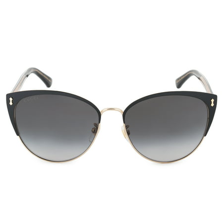 Gucci Grey Gradient Cat Eye Sunglasses GG0197SK 002 58