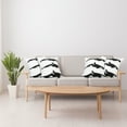 thumbnail image 4 of Ambesonne Black White Throw Pillow Cover 4 Pack, Orca Killer Whales, 18", Black and White, 4 of 7