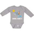 thumbnail image 3 of Inktastic Sanibel Island Florida Dolphin Boys or Girls Long Sleeve Baby Bodysuit, 3 of 5