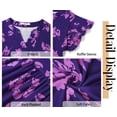 thumbnail image 6 of Fantaslook Summer Dresses for Women Ruffle Sleeve V Neck Midi Dresses Fashion Casual Flowy Vacation Sundress, 6 of 10