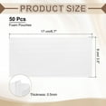 thumbnail image 2 of 50 Pcs Cushion Foam Pouches, 6" x 3" Cushioning Packing Supplies Cushioning Foam Padding Sheets Wraps, 2 of 7