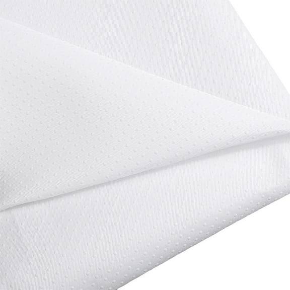 1.55 x 1M Non-Slip Tufting Cloth Backing Fabric White PVC Vinyl Round Dot Pad Primary Rug Tufting Keep in Place Final Fabric for DIY Craft Making Carpets Seat Cushion Punch Accessories Plastic