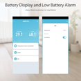 thumbnail image 4 of ZOUSSIQI for Tuya Zigbee Temperature Humidity Sensor, Smart Wireless Temperature Humidity Monitor with App Alert, USB/Battery Powered Indoor Thermometer Hygrometer for Home, Office CA919-44882, 4 of 9